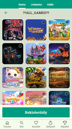SuomiKasino Mobile Games