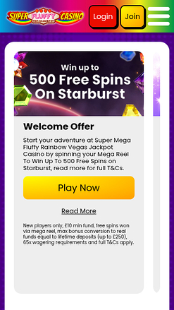 Super Fluffy Casino Mobile Promotions