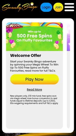 Swanky Bingo Mobile Promotions