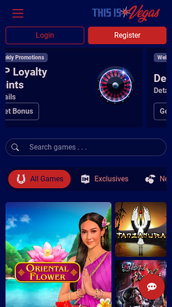 This Is Vegas Mobile Homepage