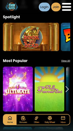 Thor Slots Casino Mobile Games