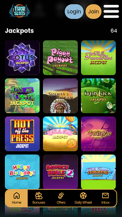 Thor Slots Casino Mobile Jackpot
