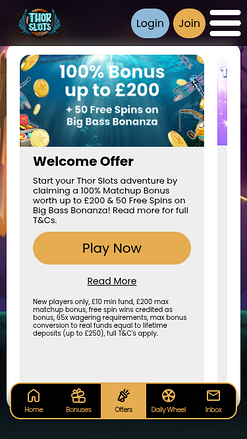 Thor Slots Casino Mobile Promotions