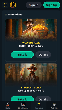 TombRiches Casino Mobile Promotions