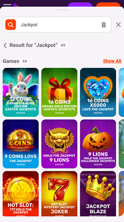 TonyBet Casino Mobile Jackpot
