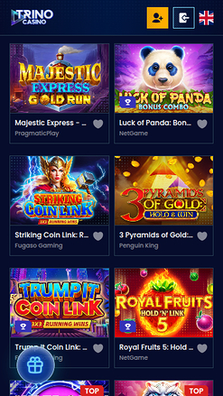 Trino Casino Mobile Jackpot