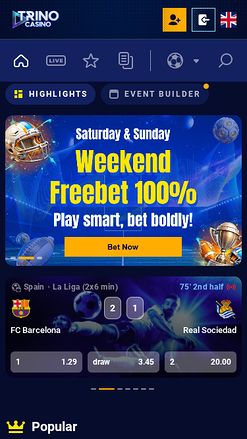 Trino Casino Mobile Sport