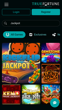 True Fortune Casino Mobile Jackpot