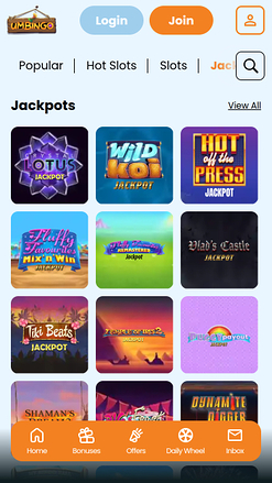 Umbingo Mobile Jackpot