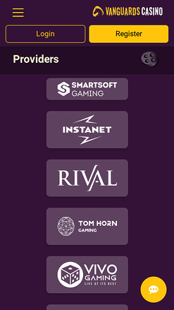 Vanguards Casino Mobile Game Developers