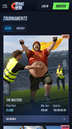 VegasHero Casino Mobile Tournaments