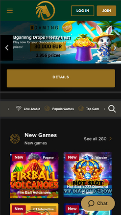 VipArabClub Casino Mobile Homepage