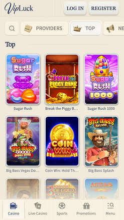 VIP Luck Casino Games