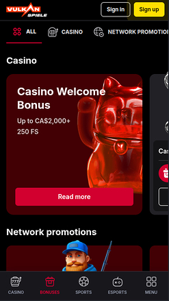 Vulkanspiele Casino Mobile Promotions