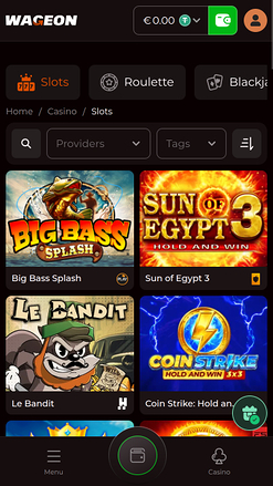 Wageon Casino Mobile Games