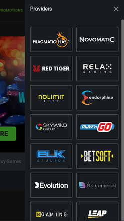 Weltbet Casino Mobile Game Developers
