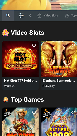 Weltbet Casino Mobile Games