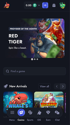 Whale Casino Mobile Games