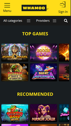 Whamoo Casino Mobile Games