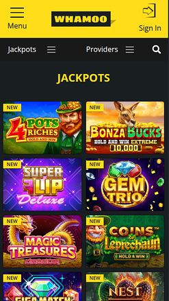 Whamoo Casino Mobile Jackpot