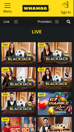 Whamoo Casino Mobile Live Dealer