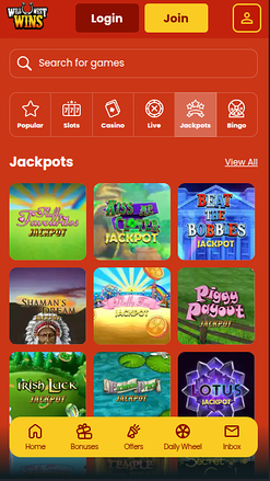 Wild West Wins Jackpot Mobile