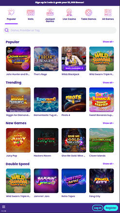 Wildz Casino Mobile Games