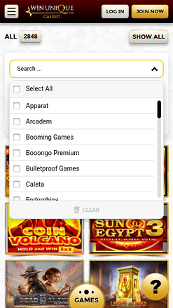 Win Unique Casino Mobile Game Developers