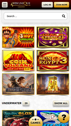 Win Unique Casino Mobile Games