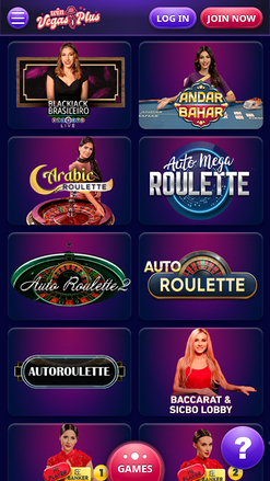 Win Vegasplus Casino Mobile Live Dealer