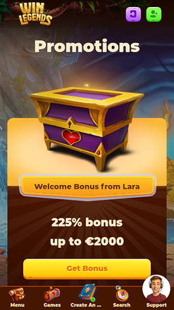 WinLegends Casino Mobile Promotions