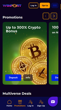 WinPort Casino Mobile Promotions