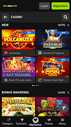 WinWin Casino Mobile Games