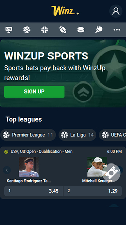 Winz Casino Mobile Sports