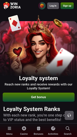 Winzoria Casino VIP Program
