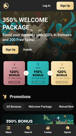 Wolf.io Casino Mobile Promotions