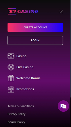 Casino Mobile Homepage
