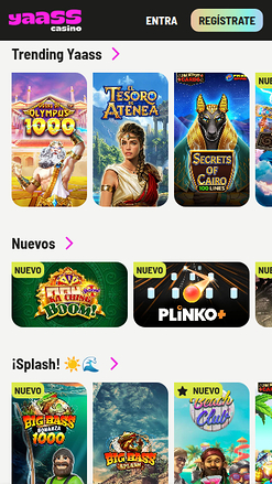 Yaass Casino Mobile Games