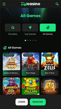 Zip Casino Mobile Games