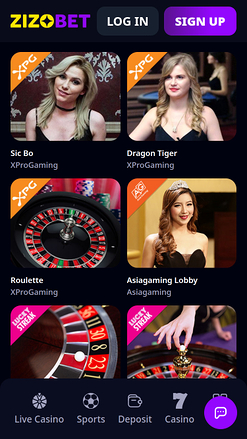 Zizobet Casino Live Dealers