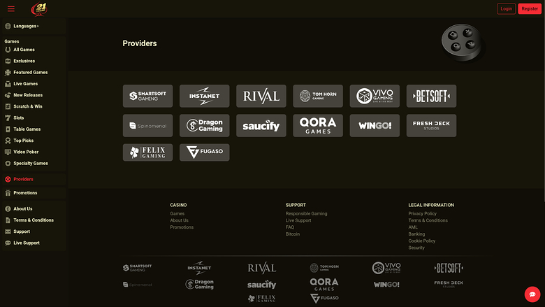 21 Grand Casino Desktop Game Developers