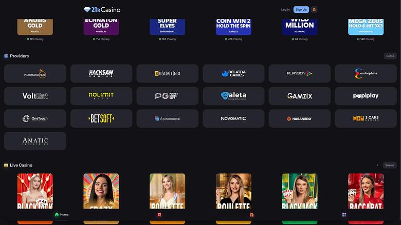 21kCasino Desktop Game Developers