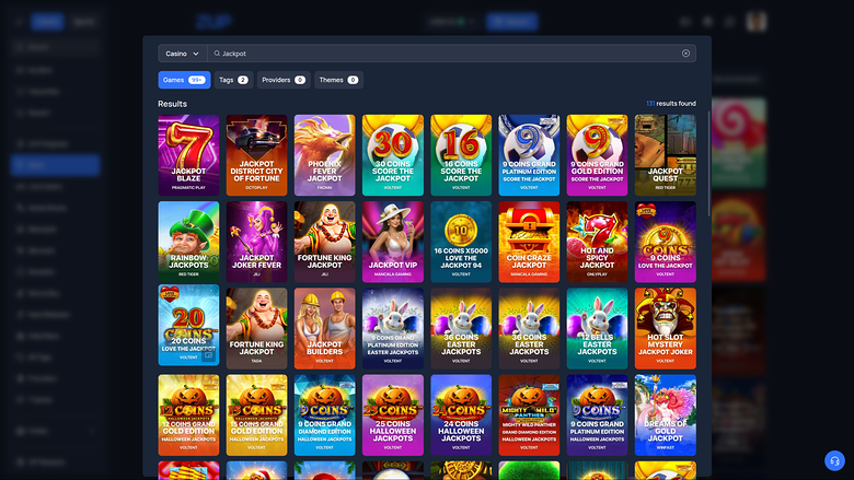 2up Casino Desktop jackpot