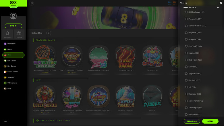 888casino Desktop Game Developers