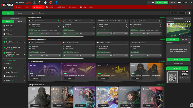 888starz.bet Casino Desktop Esports