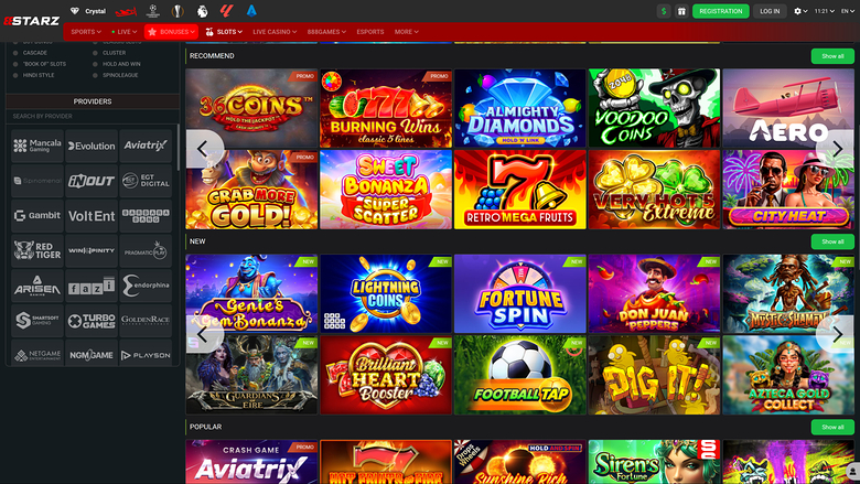 888starz.bet Casino Desktop Game Developers