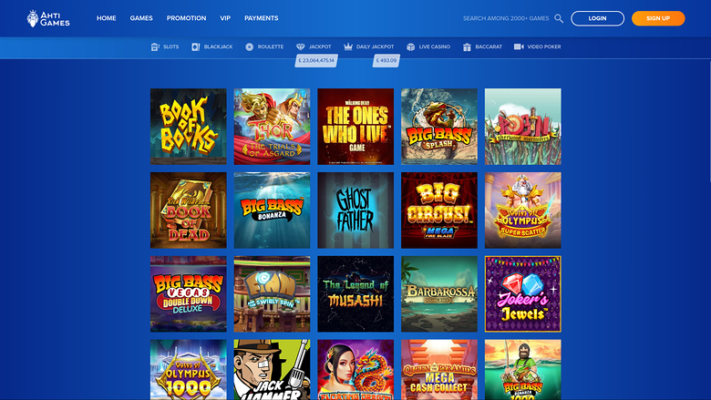 Ahti Games Casino Desktop Games