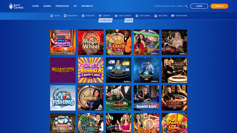 Ahti Games Casino Desktop Live Dealer