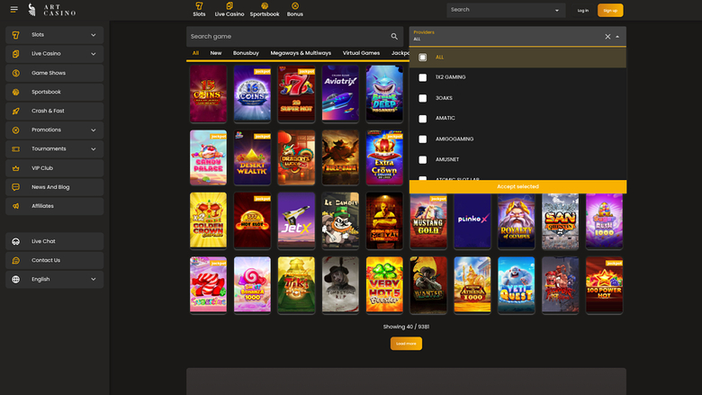 Art Casino Desktop Game Developers