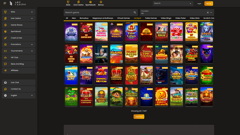 Art Casino Desktop Jackpot